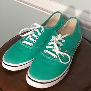 Authentic New Teal VANS